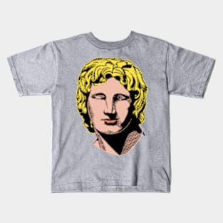 Alexander the Great - Pop Art Version Kids T-Shirt